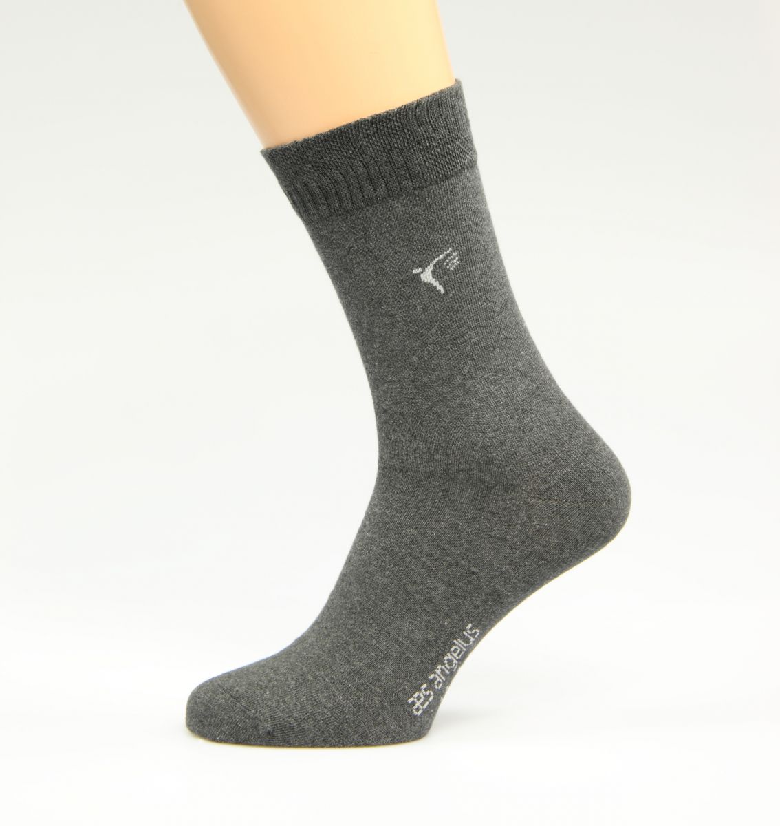 silbersocken dunkelgrau baumwolle Größe 41-43