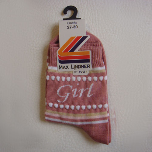 kindersocken girl altrosa geringelt sonderangebot