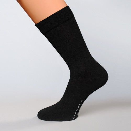 Diabetiker Socken schwarz Größe 48-50