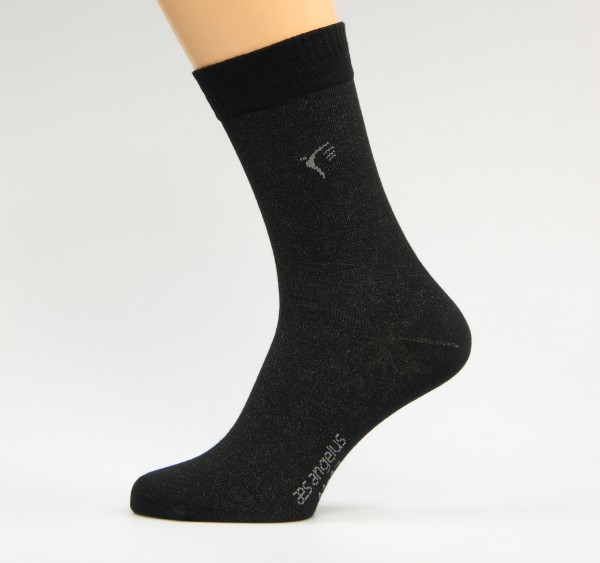 Silbersocken schwarz Größe 47-49