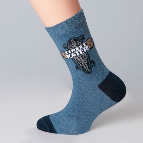 Socken Skater blau Größe 35, 36, 37, 38