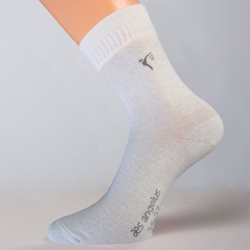Silbersocken weiss Größe 47-49