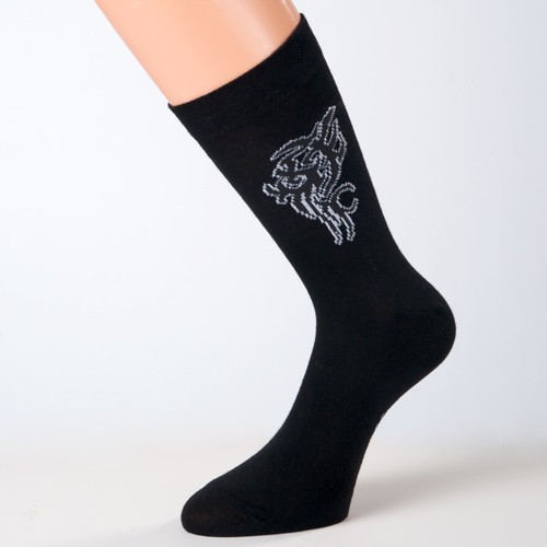 Tattoo-Socken schwarz Größe 36, 37, 38
