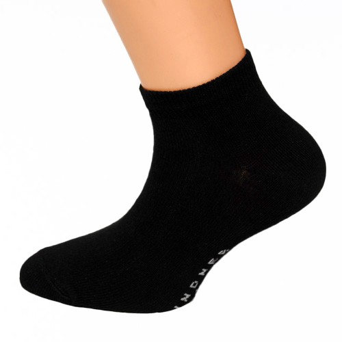 3 Paar Sneaker-Socken schwarz Größe 48, 49, 50